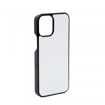 Lot de 10 Coques 2D Iphone 13 Mini RIGIDE Noir + plaque aluminium