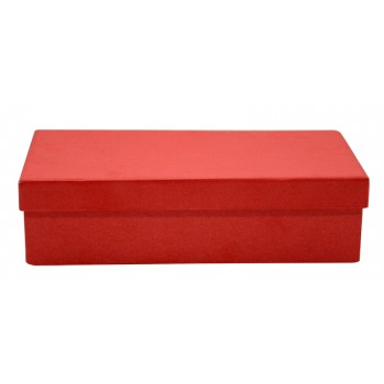 Boîte en carton rouge pour deux bougie