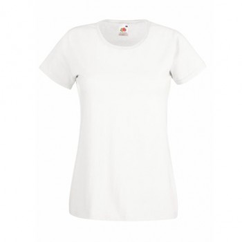 6 Tshirts femme col rond 160g blanc