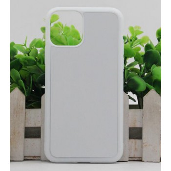 Lot de 10 Coques 2D Iphone 11 PRO SOUPLE Blanc + plaque aluminium