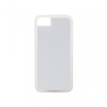 Lot de 10 Coques 2D Iphone 6/6S et 7/8/SE (2020) SOUPLE Transparent + plaque aluminium
