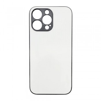 Lot de 10 Coques 2D Iphone 14 Pro MAX RIGIDE Noir + plaque aluminium