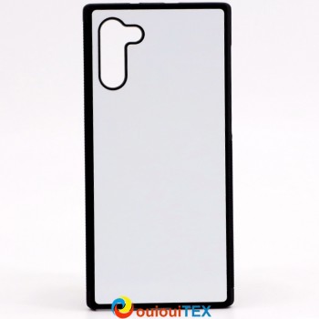 Lot de 10 Coques 2D Samsung Galaxy NOTE 10 SOUPLE Noir + plaque aluminium