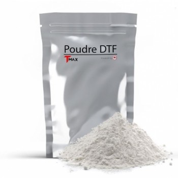 T-MAX Powder - Poudre thermofusible blanche pour transfert DTF - Sachet de 1 kg