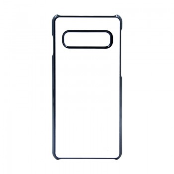 Lot de 10 Coques 2D Samsung Galaxy S10 Plus RIGIDE Noir + plaque aluminium
