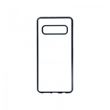 Lot de 10 Coques 2D Samsung Galaxy S10 SOUPLE Noir + plaque aluminium