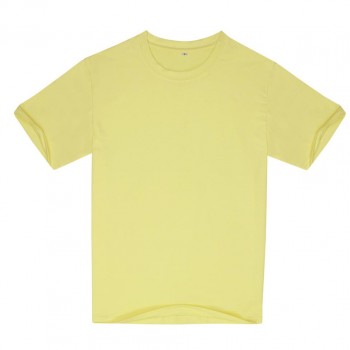 T-shirt ROYALSUBLI® Unisexe JAUNE CLAIR 190G (Toucher Coton)