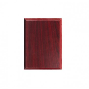 Fond de cadre en bois rouge pour plaque aluminium 10*15cm